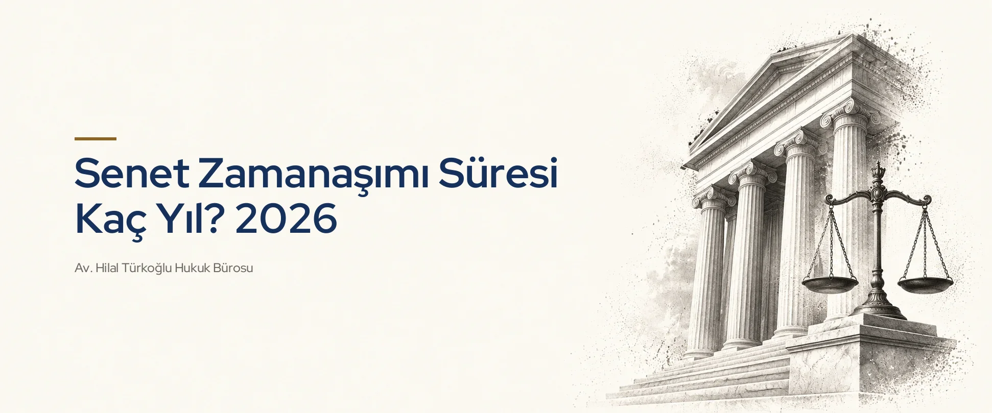 Senet Zamanaşımı Süresi Kaç Yıl? 2026
