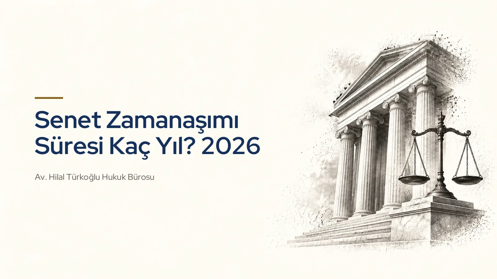 Senet Zamanaşımı Süresi Kaç Yıl? 2026