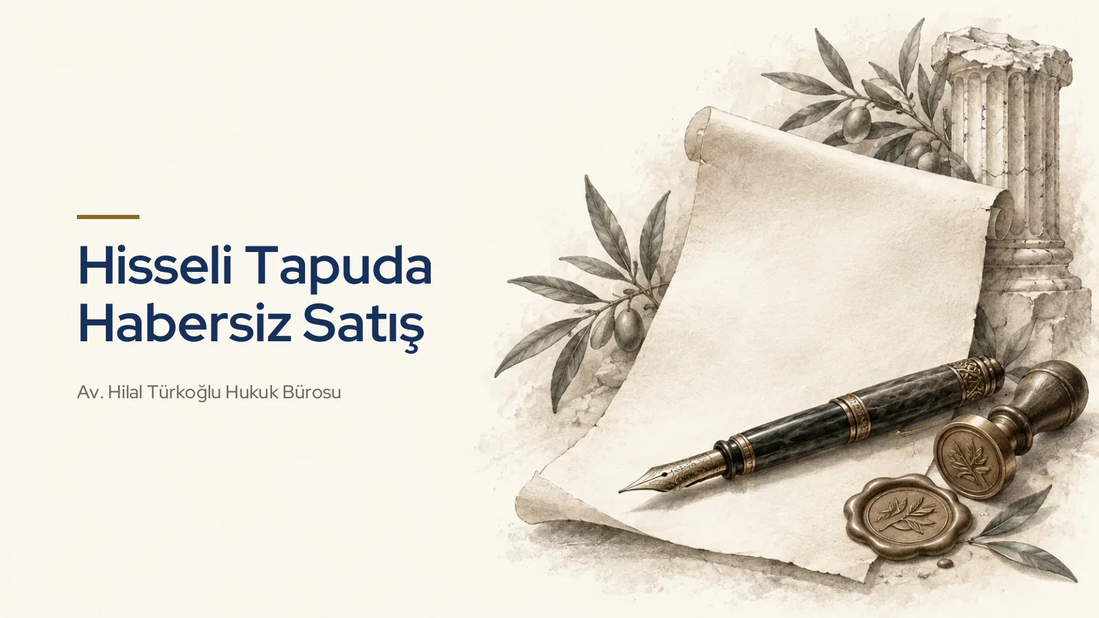 Hisseli Tapuda Habersiz Satış