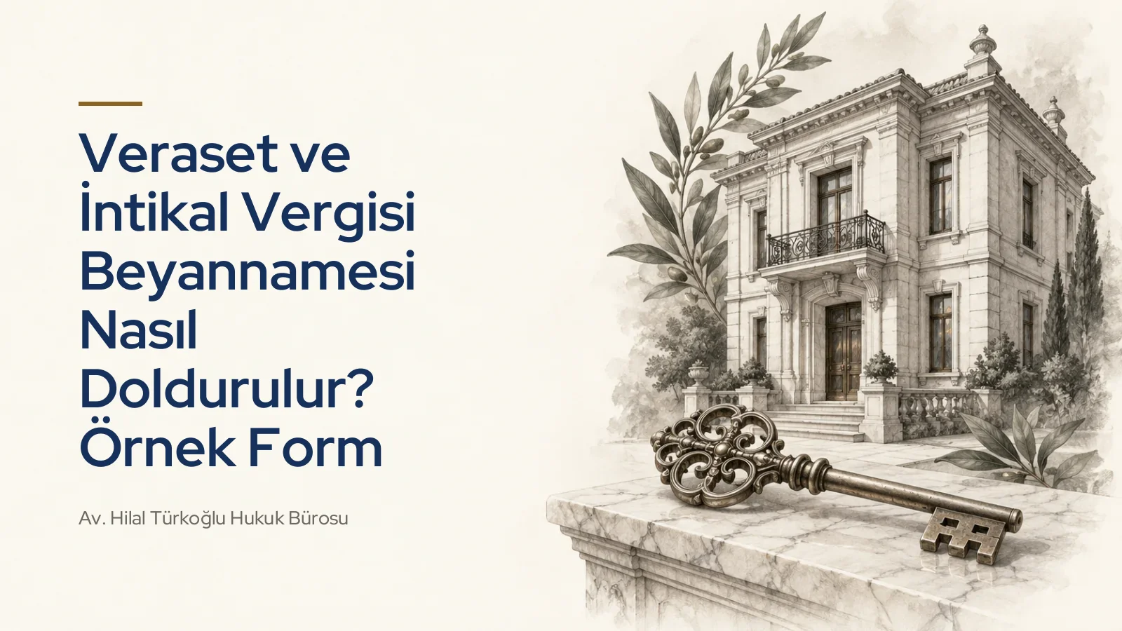Veraset ve İntikal Vergisi Beyannamesi Nasıl Doldurulur? Örnek Form