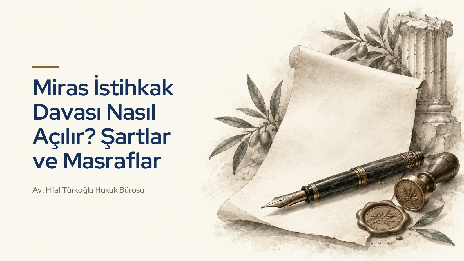 Miras İstihkak Davası Nasıl Açılır? Şartlar ve Masraflar